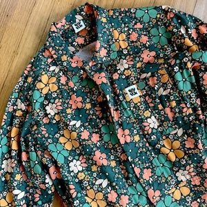 Lucy & Yak Carmen Organic Cotton Boilersuit / Jumpsuit in Floral Tay Print L